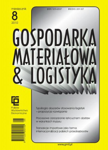 Gospodarka Materiałowa i Logistyka nr 08/2010