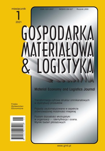 Gospodarka Materiałowa i Logistyka nr 01/2021
