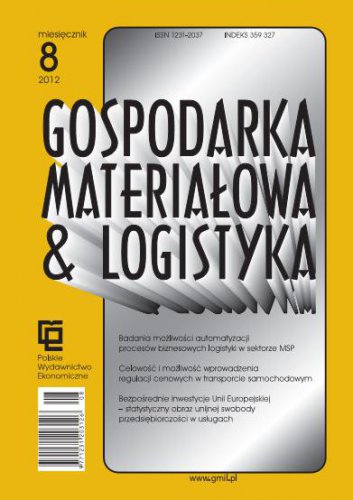 Gospodarka Materiałowa i Logistyka nr 08/2012
