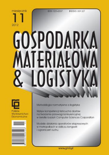 Gospodarka Materiałowa i Logistyka nr 11/2012