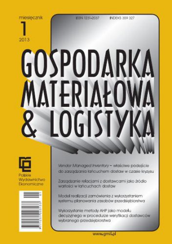 Gospodarka Materiałowa i Logistyka nr 1/2013