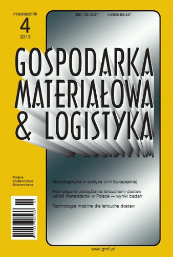Gospodarka Materiałowa i Logistyka nr 4/2013
