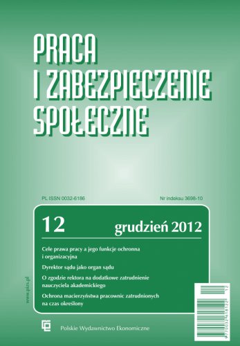 Praca i Zabezpieczenie Społeczne nr 12/2012